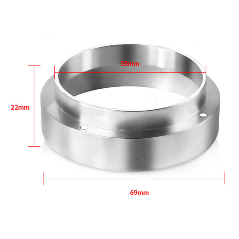 Replacement Aluminum Anti-drop Dosing Ring for Brewing Bowl Coffee Powder T