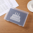 Clear Storage Case for Cutting Dies Stencil Album Stamp Crafts Plastic Seal Bag