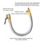 Car Motorcycle Bike Tire Inflator Hose Stainless Steel 300PSI Pressure for Truck
