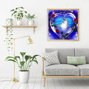 Diamond Painting Full Round Drill Love Heart Picture of Rhinestone (A2343) Newly