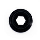 VXM MTB Bike Crankset Screw Aluminum Axis Dustproof Bolts Cover (M18 Black)