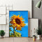 Yellow Sunflower Colouring Oil Canvas DIY Hand Painted Paint By Numbers Gift Kit