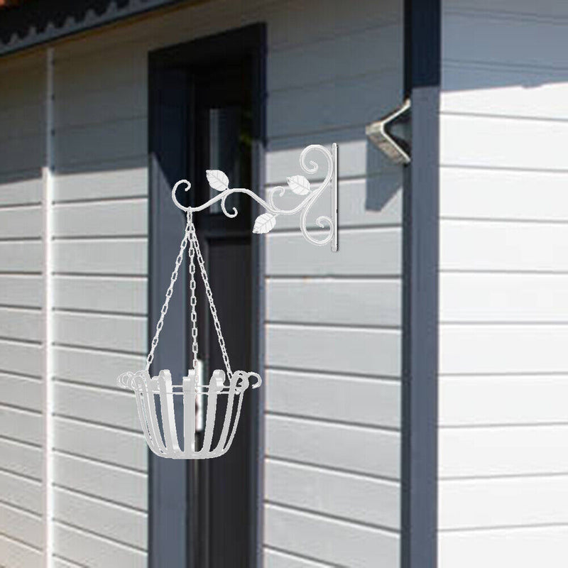 Metal Garden Balcony Flowerpot Iron Hangers for Home Wall Outdoor Decoration