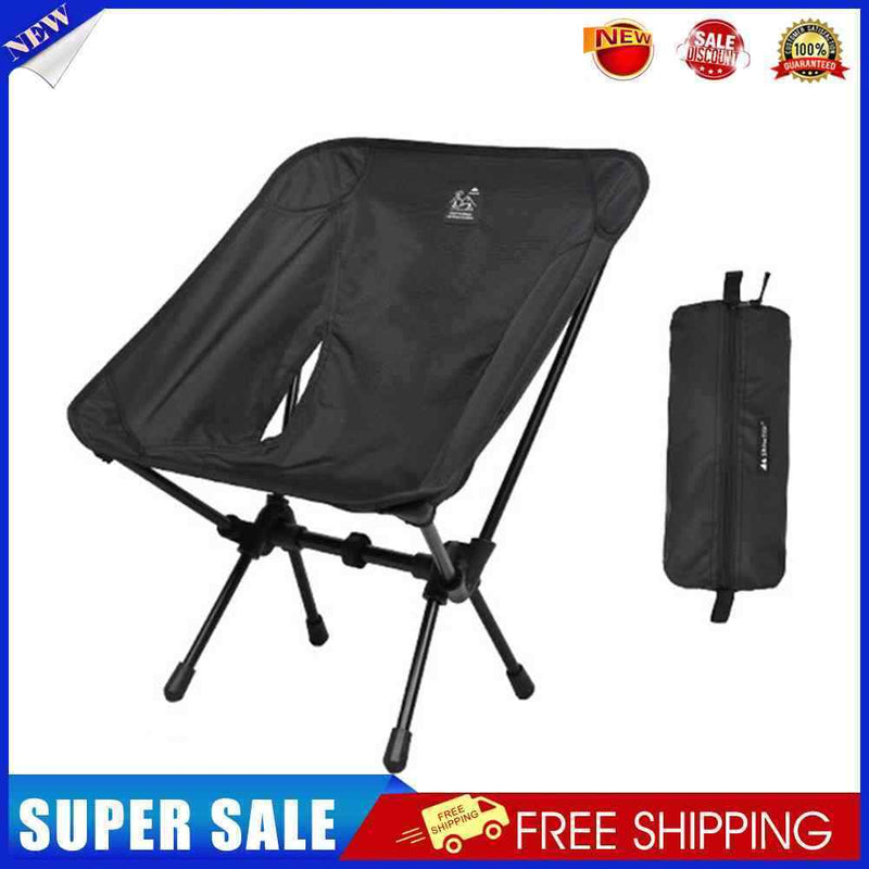 #A ShineTrip Lightweight Portable Camping Chair Aluminum Alloy Folding Moon Chai