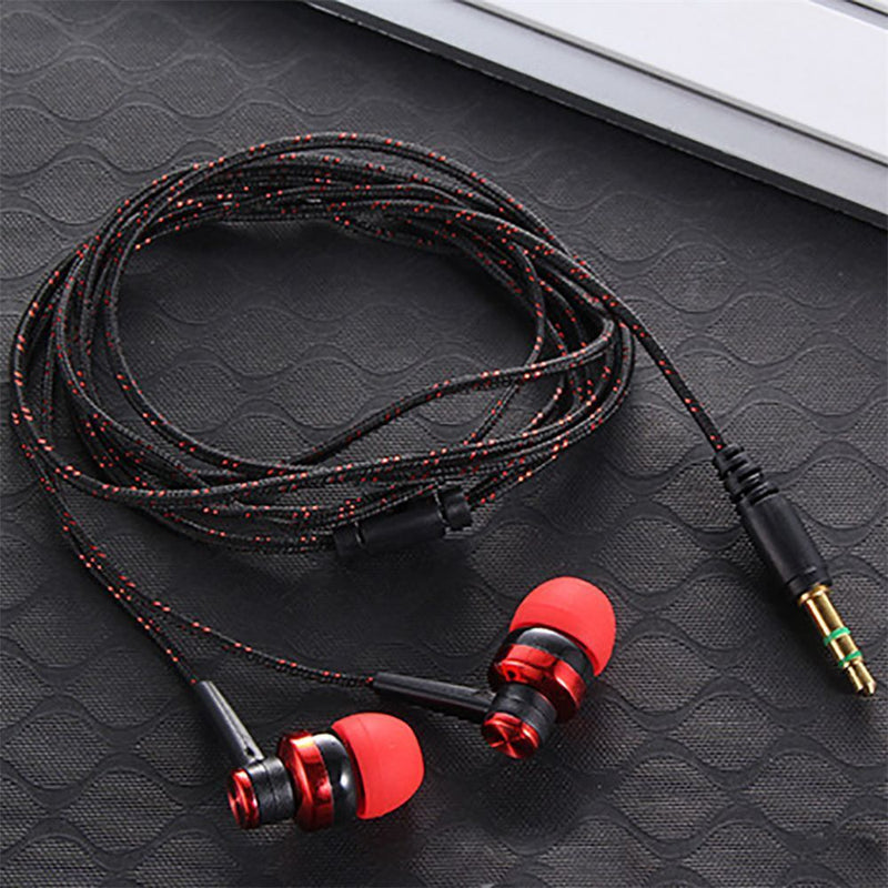 Earpiece Bass Wired 3.5mm Earbuds In-Ear Earphone HiFi Headphone Stereo
