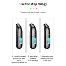Automatic Alcohol Tester Non-contact LCD Professional Breath Tester (Black)