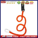 Elastic Kayak Paddle Leash with Safety Hook Coiled Lanyard Cord Canoe Tie R