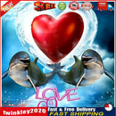 DIY Diamond Painting Kit Love Dolphin Full Round Drill Picture Handicrafts Newly