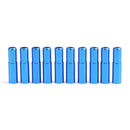 10PCS Mountain Road Bike Bicycle Brake Cable Hose Housing End Cap 5mm(Blue)