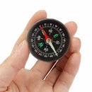 Survival Mini Pocket Liquid Filled Button Compass For Hiking UKYQ O! R9C2