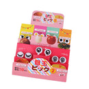 10Pcs Eye Mini Fruit Fork Cartoon Children Fruit Dinner Desert Sticks Fork Newly