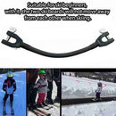 Elastic Clip Removable Winter Ski Tip Connector for Kid Beginner (Black) Newly