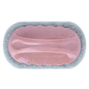 Sponge Strong Decontamination Cleaning Brush Tiles Pot Washing Brush(Pink)