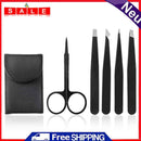 Eyebrow Tweezers Stainless Steel Hair Pluckers Clip Eyebrow Trimmer Tools Sets