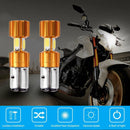 1 Pair DC 12V H6 BA20D 30W COB Motorcycle Motorbike LED Headlight Bulbs
