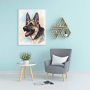11CT Dog Counted Embroidery DIY Full Cross Stitch Cotton Thread Animal Wall Art