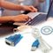 1 X USB 2.0 To RS232 COM Port 9 Pin Serial DB25 DB9 F4S6 I8F8 Y1P7 U7B6 S0P8