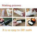 Japan 5 Rolls Non Stick Rice Ball Maker Nigiri Mould Sushi Mold Bento Tools