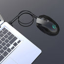 G851 Wireless Mouse 2.4GHz Receiver 2400DPI Colorful Mute Office Mice for Laptop