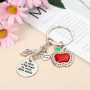 Husband Wife Gift Bag Pendant Gift For Teacher Letter Keyring Letter Key Chain