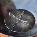 Alcohol Stove Cross Stand Steel Bracket Camping Stove Accessorr Shelf F4P6 E6B4