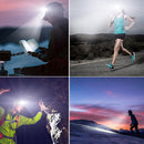 XPE+COB LED Headlamp Smart Wave Induction Waterproof Torch for Camping Cycling