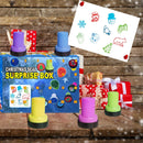 Box Blind Box XMAS Gift Christmas Countdown Calendar Seal Advent Calendar Stamp