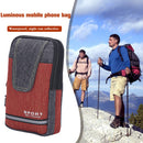 Male Oxford Cloth Mobile Phone Holder Zipper Outdoor Jogging Sports Running B