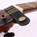 Leather Electric Guitar Strap Button Lock Belt for Bass Ukulele (Black) Newly