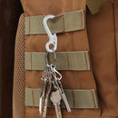 5pcs Camping Hiking Outdoor Sports Buckle Quick Hanging Keychain Spring Clasp