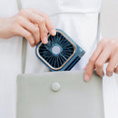 Mini Fan Portable Folding with Power Bank Desk Handheld Fan Air Cooler for Home