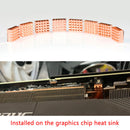 8pcs A8 Pure Copper Heatsink Cooler Heat Sink PC Graphics Card Memory Radia