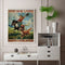 #A Retro Riding Girl Poster Oil Paint By Numbers DIY Frameless Drawing Picture