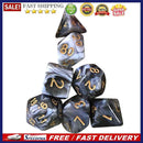 Multifaceted Digital Dice Set D4 D6 D8 D10 D12 D20 Two-Color Polyhedral Dices
