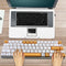 PBT Keycap for MX Switch Gaming Mechanical Keyboard Part (Bee Milk English)