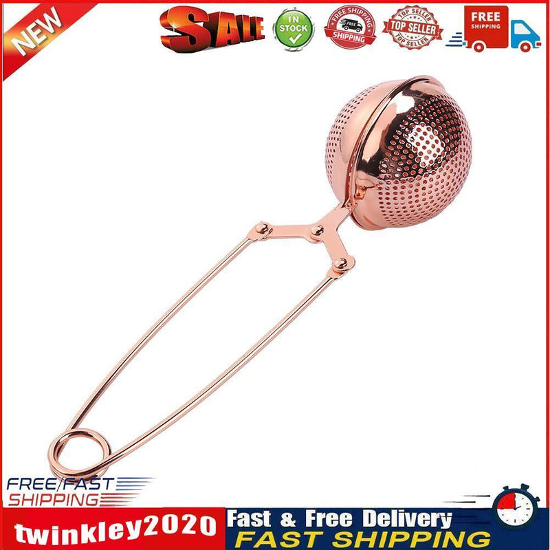 Reusable Stainless Steel Tea Strainer Infuser Tea Ball Filter with Handle Newly