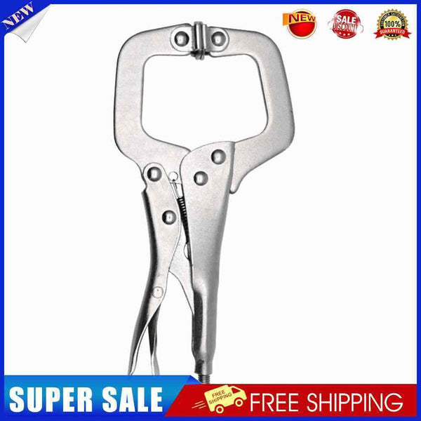 Carbon Steel Woodworking Welding C-Shaped Clamps Flat Locking Grip Pliers