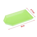 Needle Embroidery Square Green Tray Plate Plastic Point Drill Diamond Painting