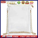 PVC Clear Crossbody Bag Transparent Chain Phone Purse Shoulder Jelly Handbags