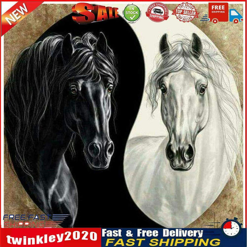 5D DIY Diamond Painting Full Drill Horse Embroidery Cross Stitch Home Art Newly