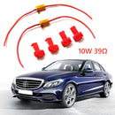 1 Pair Waterproof Anti-Flicker 39ohm 10W Load Resistor Anti-Flashing Decode