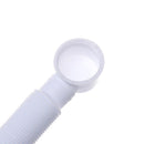 Connection Round Pop-Up Waste Pipe Concealed Bath Overflow Bathtub Drain Tube