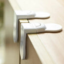 Drawer Lock Closing Buckle Child Safety Lock Cabinet Door Right Angle Lock