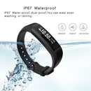 Y11 Smart Bracelet 0.87 Inch Android Waterproof Heart Rate Smartband (Black
