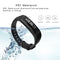 Y11 Smart Bracelet 0.87 Inch Android Waterproof Heart Rate Smartband (Black
