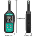 Gauge Tester Handheld Temperature Humidity Meter Digital Air Thermometer