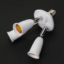 Adjustable E27 Splitter 3 Heads Lamp Base Adapter LED Bulb Holder Socket Newly