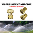 Brass Pants Coupling Joint Quick Connector Garden Watering Tap Water Pipe Adapter