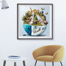 Full Embroidery Handmade Global Animal Counted DIY 11CT Canvas Cross Stitch Kit