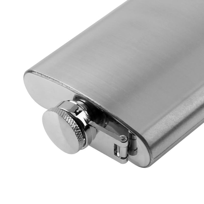 Stainless Steel Fishing Wine Bottle Water Pot Kettle Jug Hip Flask(3.5 oz)